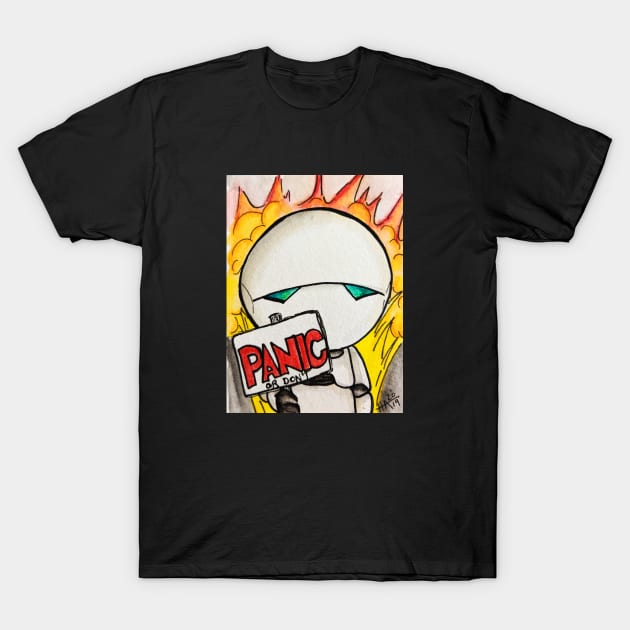 Panic T-Shirt by AlstonArt